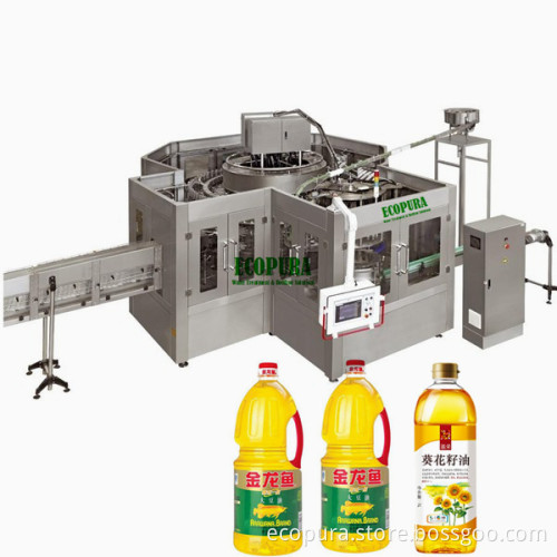 Automatic Oil Filling and Capping Machine